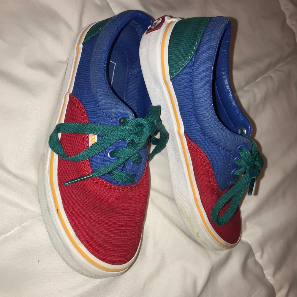 old skool color block vans